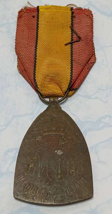 WW1 Belgian Military War Service Medal 1914-1918