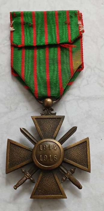 French Croix de Guerre - War Cross  WW1
