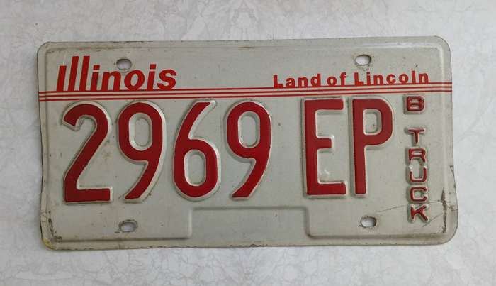 US Number Plate