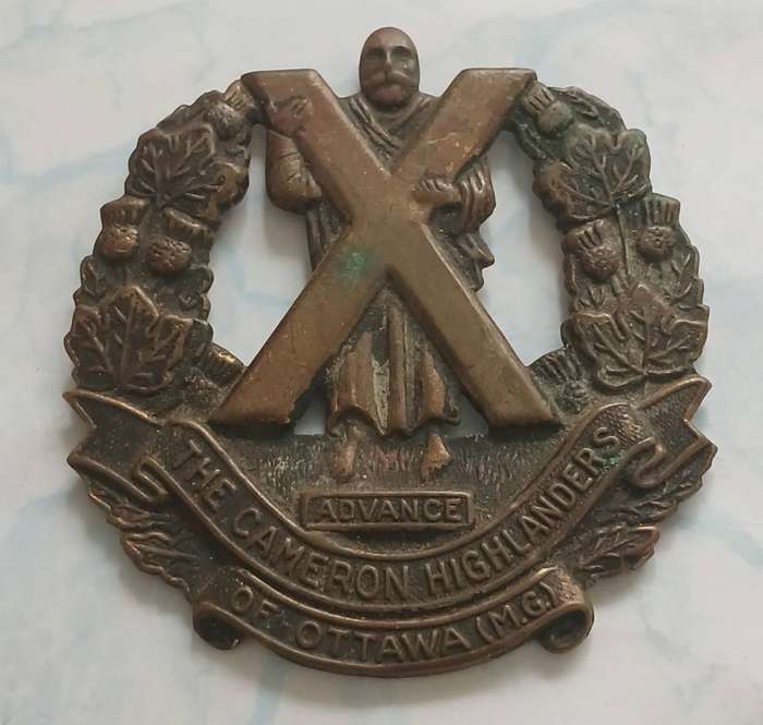 The Cameron Highlanders of Ottawa Badge