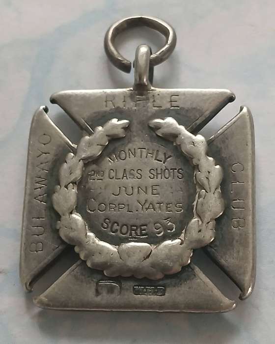 Bulawayo Rifle Club Medal