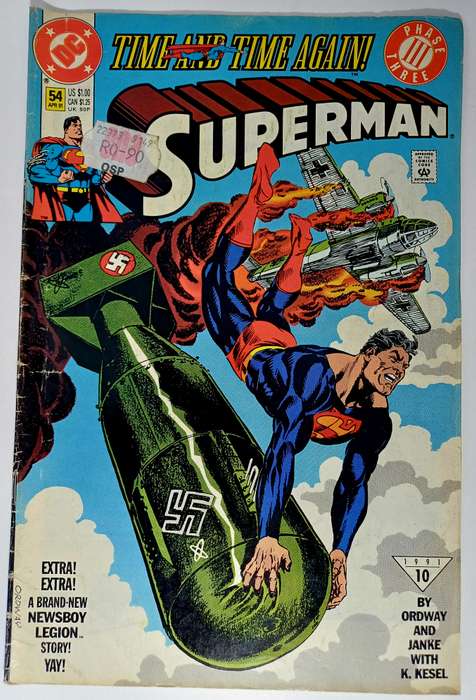 DC Comics Superman #54 (April 1991)  Iconic Issue!