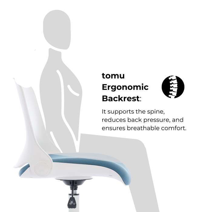 tomu Furniture - Foldable Ergonomic Office Chair