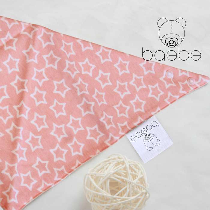 baebe - 2pcs Triangle Cotton Bib