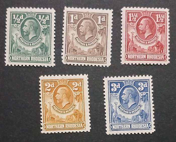 Northern Rhodesian Lot MNH