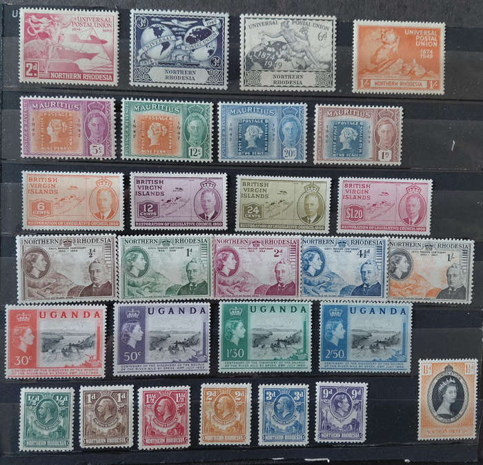 British Commonwealth mix of UMM stamps