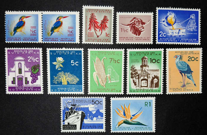 RSA Definitives not checked for wmk but noted on R1 RSA wmk MNH