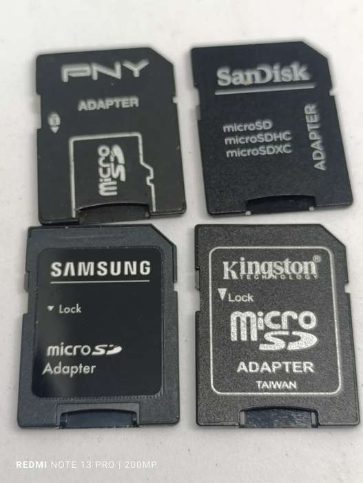 4 x Micro SD Adapters