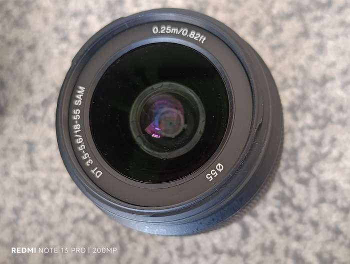 Sony A58 + 18-55mm lens + 55-200mm lens