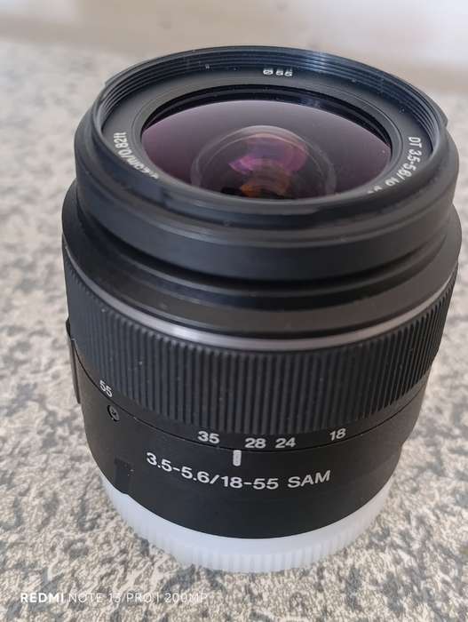 Sony A58 + 18-55mm lens + 55-200mm lens