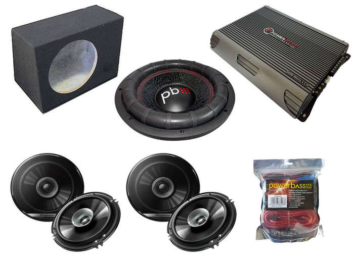 Powerbass / Pioneer Car Audio Starter Kit