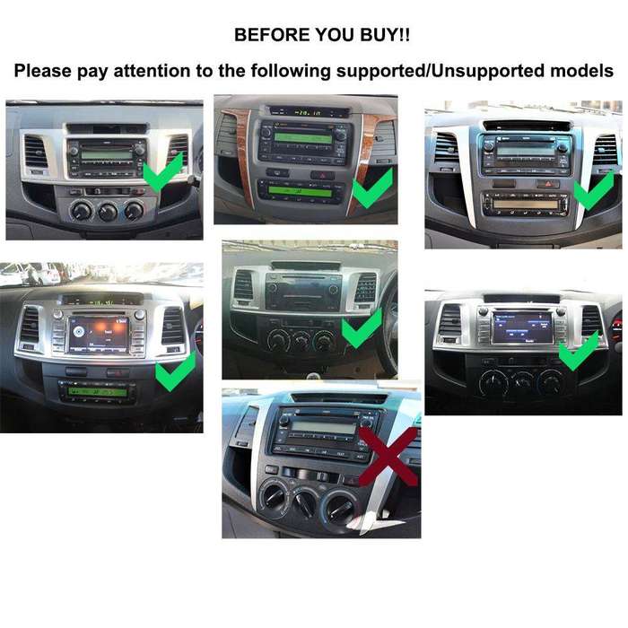 IDC Android Navigation Radio for Toyota Hilux & Fortuner (2006-2015)