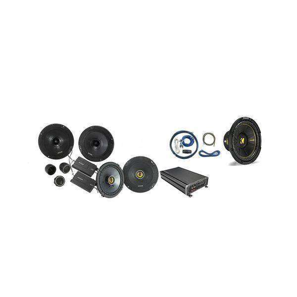 Complete Professional Kicker Car Sound Combo 12 inch Plug and Play System