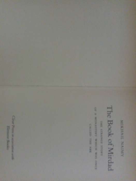 The Book of Mirdad: The strange story of a monastery once called The Ark - Mikhail Naimy