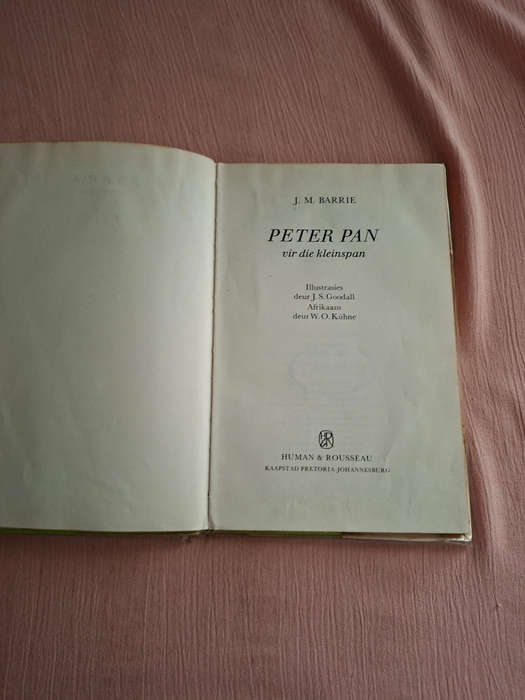 J. M. Barrie Peter Pan vir die kleinspan
