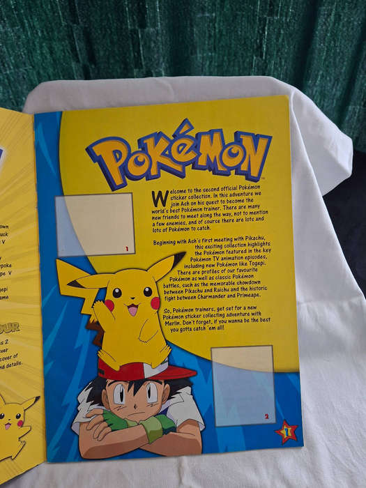 Pokémon Gotta catch 'em all Sticker Album Series 2