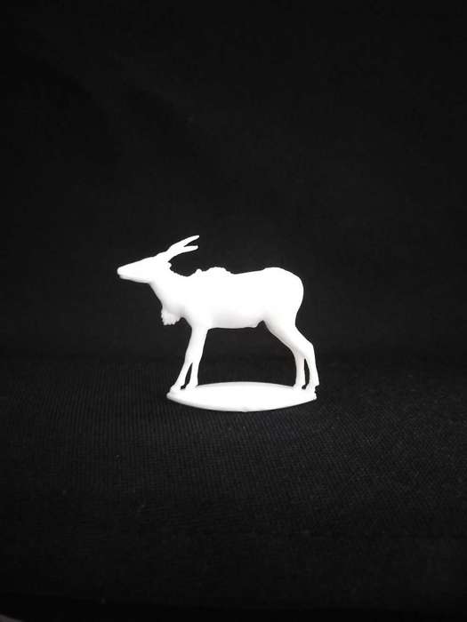 African Animal Eland hard plastic