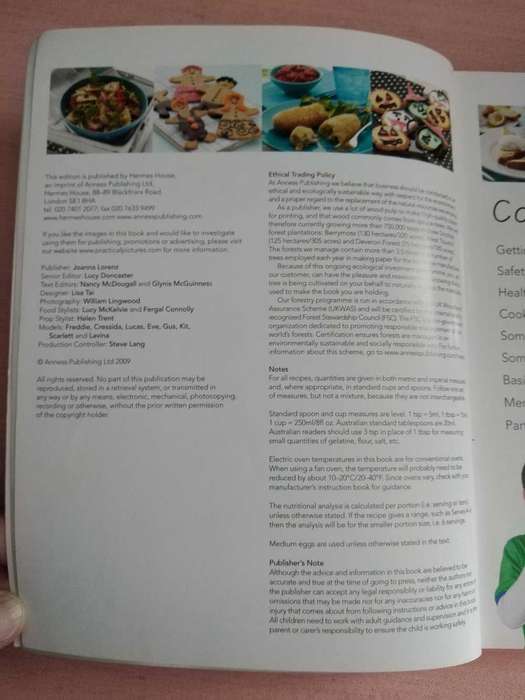 Kid's first Cookbook Nancy McDougall