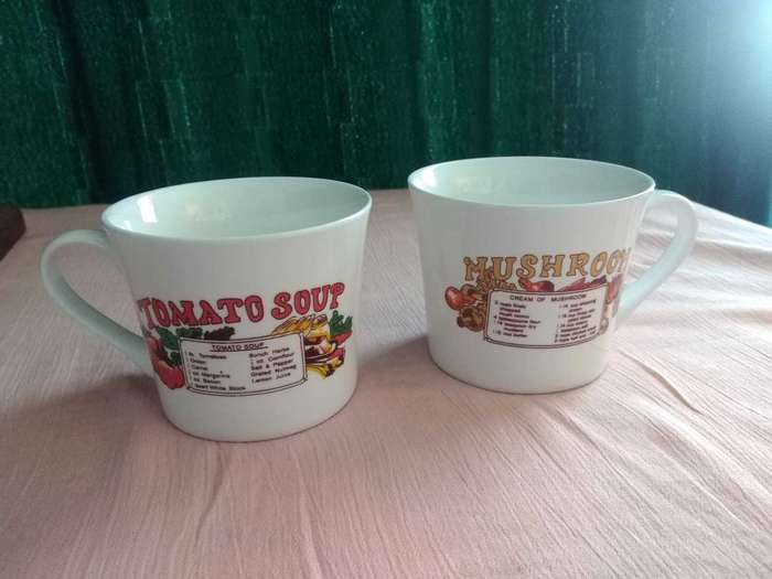 Vintage Soup Cups set of 2