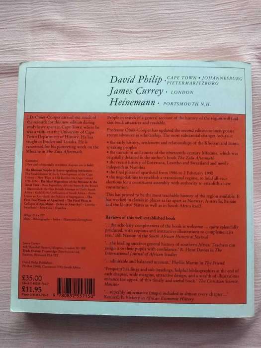 History of South Africa J. D. Omer-Cooper