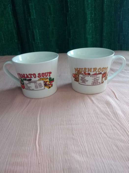 Vintage Soup Cups set of 2