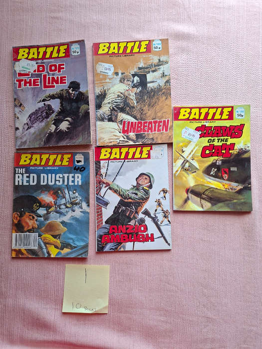 Battle Picture Library books x 10