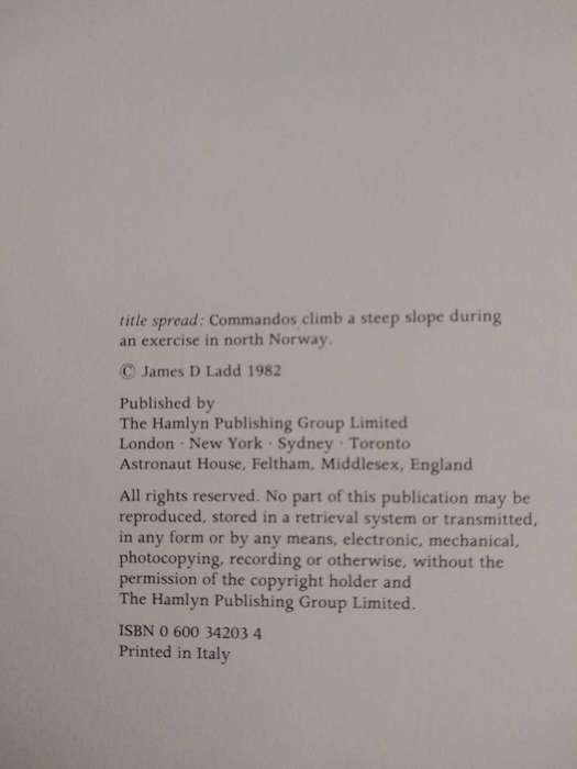 James D Ladd Royal Marine in Commando
