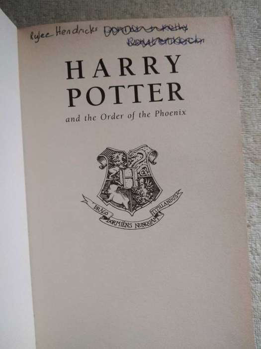 Harry Potter and the order of the Phoenix J. K. Rowling