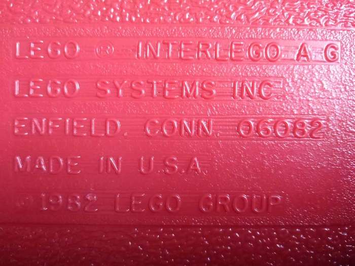 1982 Lego storage box