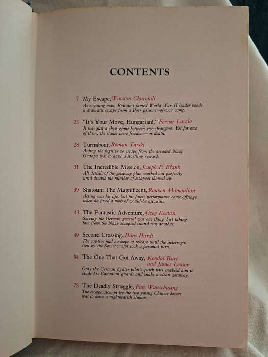 Reader's Digest True Stories of Great Escapes Volume 1 & 2