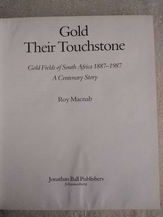 Roy Macnab Gold Their Touchstone