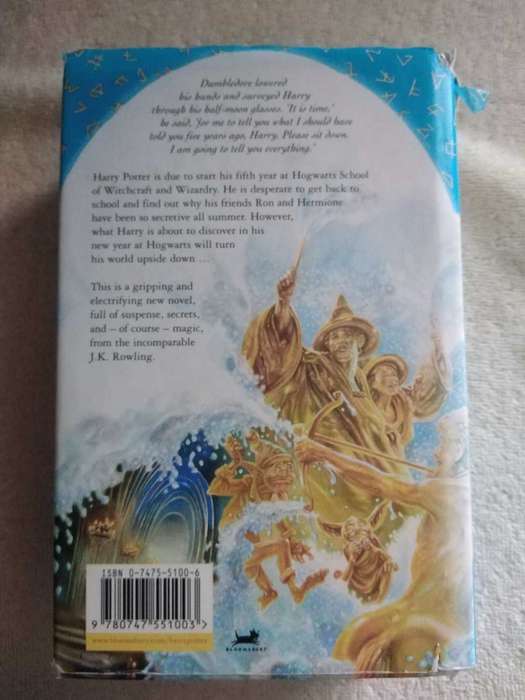 Harry Potter and the order of the Phoenix J. K. Rowling