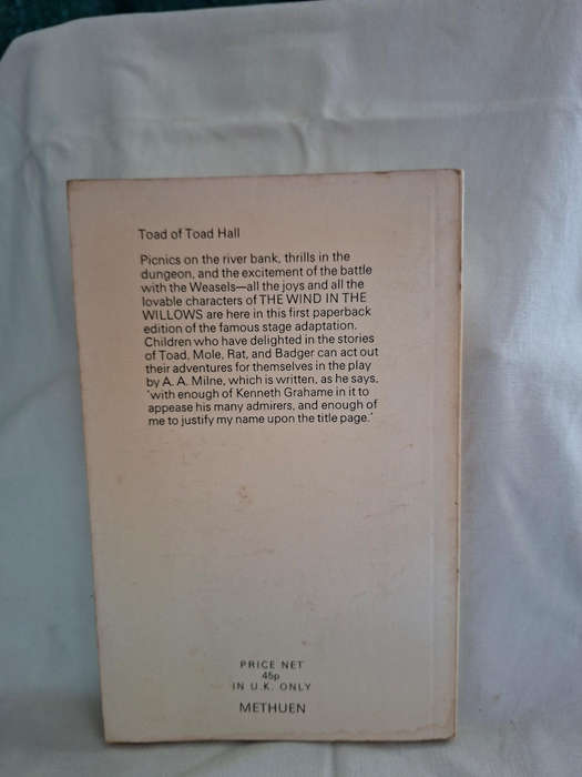 A.A Milne Toad of Toad Hall