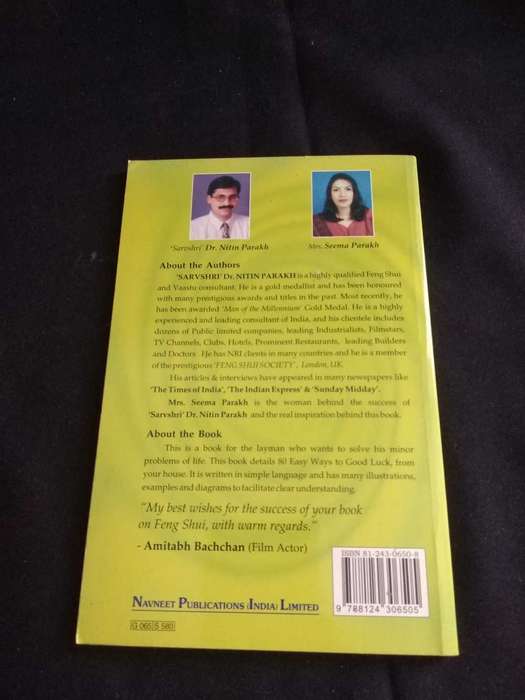 Feng Shui 80 golden ways to Goodluck Dr Nitin Parakh and Mrs Seema Parakh