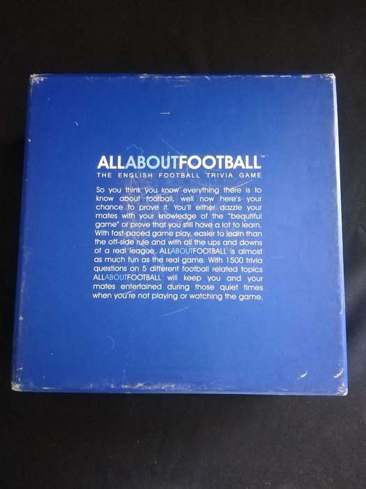 All about Football boardgame
