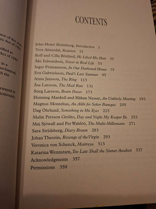 A Darker Shade 17 Swedish stories of murder, mystery and suspense edited by John-Henri Holmberg