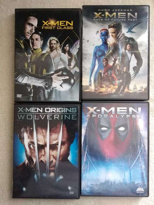 X-men set of 8 dvds