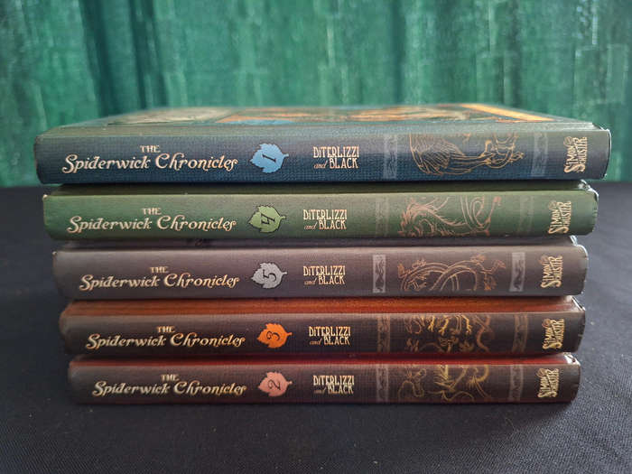 Tony  DiTerlizzi and Holly Black Spiderwick Chronicles Book 1, 2, 3, 4 and 5
