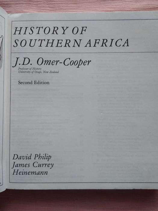 History of South Africa J. D. Omer-Cooper