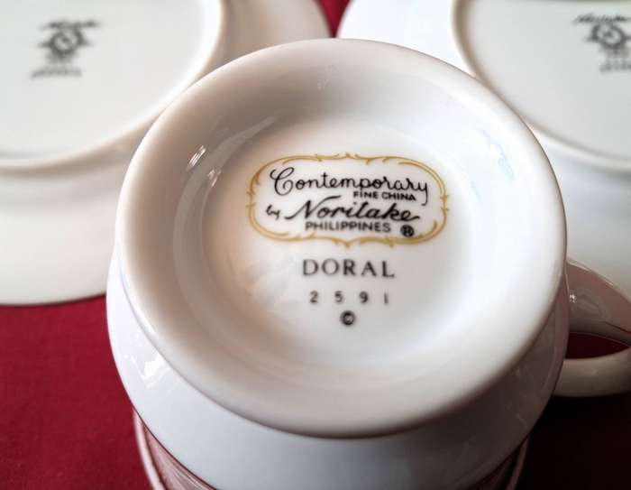 Noritake (Philippines) - Doral (2591) - Tea Trio X 2 off