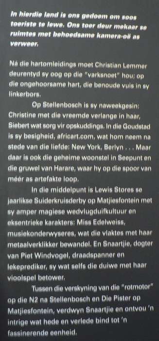 In stede van die liefde deur Etienne van Heerden(1ste uitgawe)
