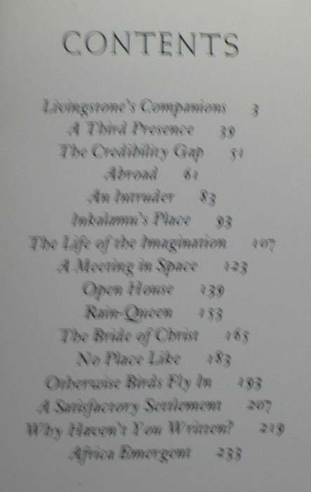 Livingstone's companions by Nadine Gordimer