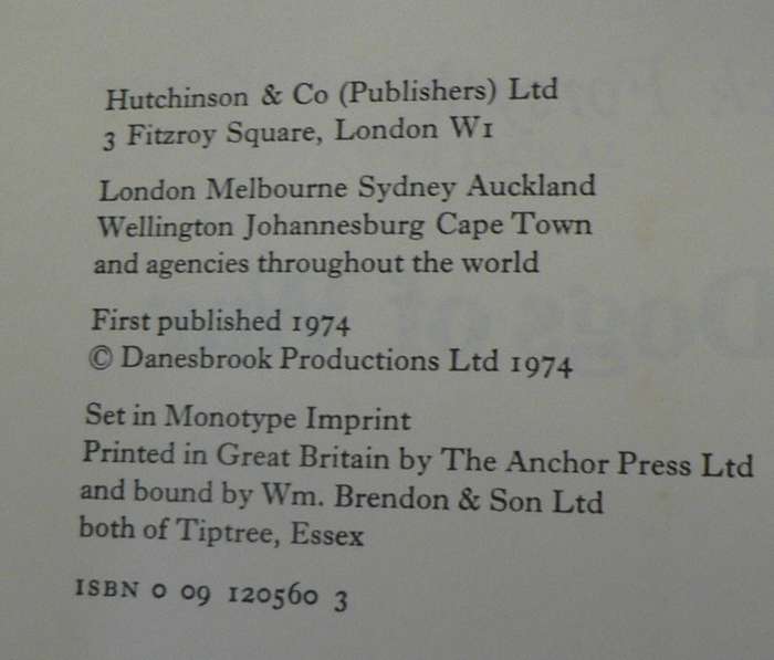 The dogs of war by Frederick Forsyth(first edition 1974)