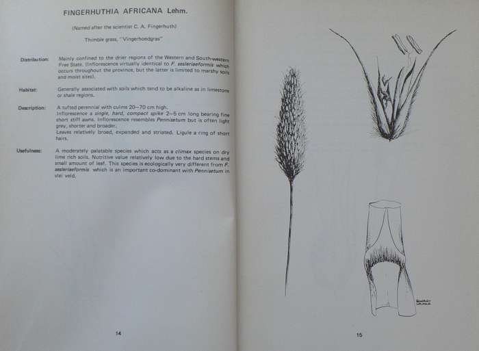 Klimplante, bome en struike van die Oranje-Vrystaat and Common Grasses of the OFS(2 books)