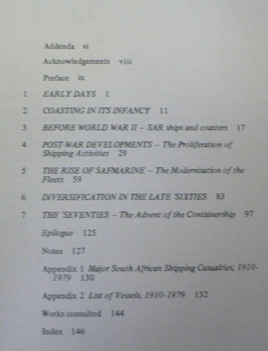 2 x SA maritime history books(beautiful SA shipping history)