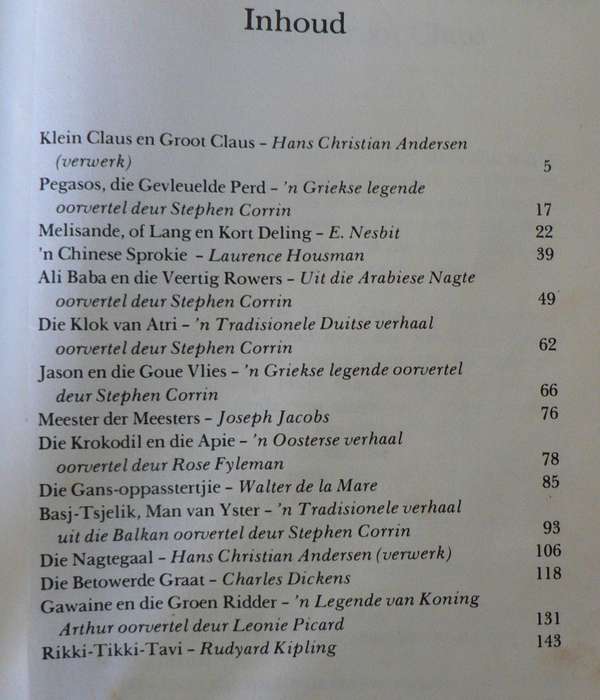 Stories vir Agtjariges versamel deur Stephen en Sara Corrin
