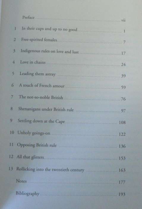 Wine, women and good hope by June McKinnon(scandalous behaviour at the Cape)