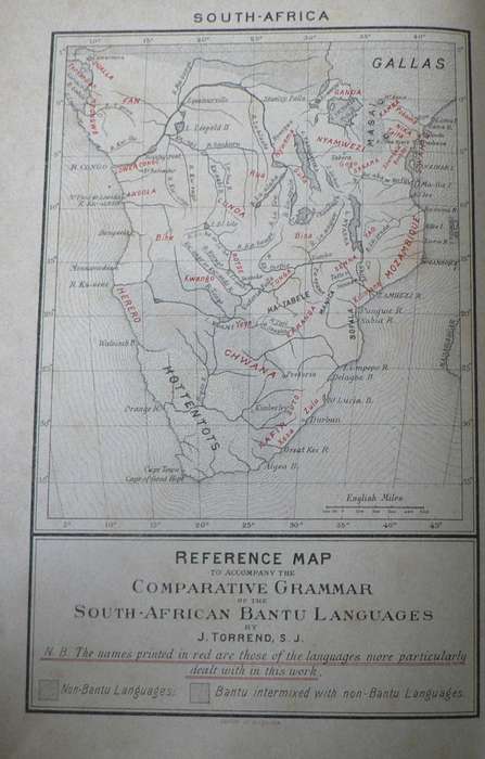 A Comparative grammar of South African Bantu Languages by J. Torrend (very scarce/1891)