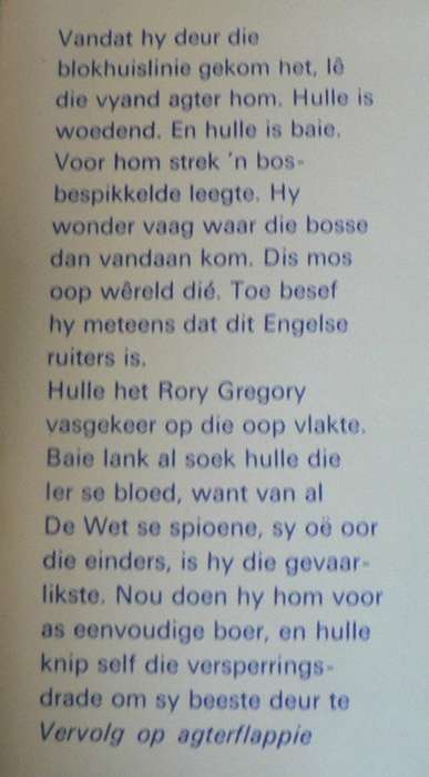 Oe oor die einders deur H.J. Vermaas(Anglo-Boereoorlogverhaal)
