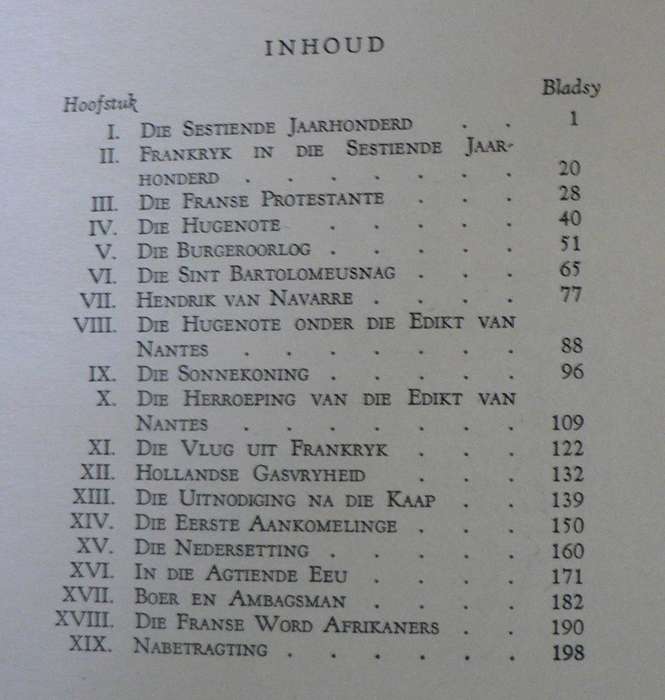 Die Hugenote  deurC. Louis Leipoldt
